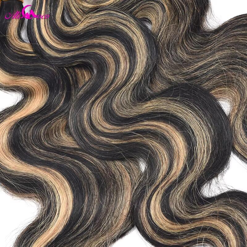 Bobbi Boss Fine Silky Indi Remy Virgin Human Hair 14" Color P1B/27