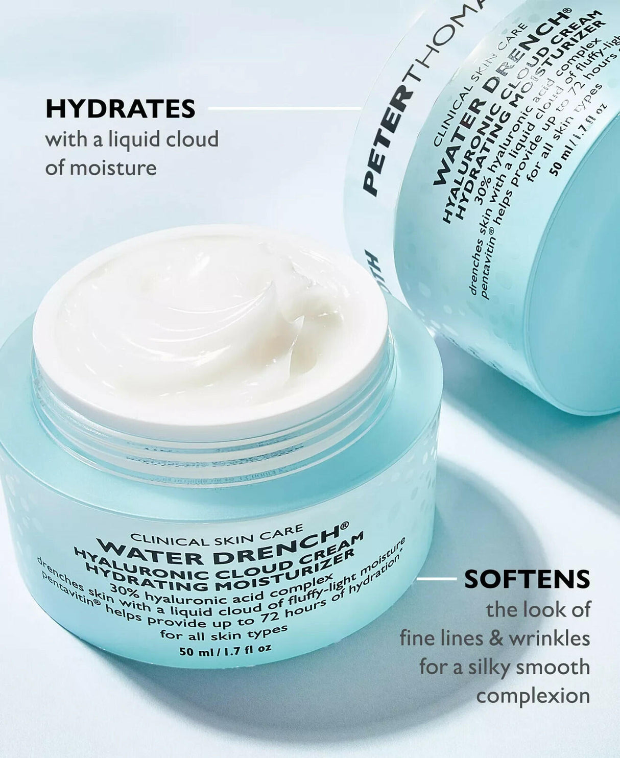 Peter Thomas Roth Water Drench Hyaluronic Cloud Hydrating Moisturizer 1.7 oz