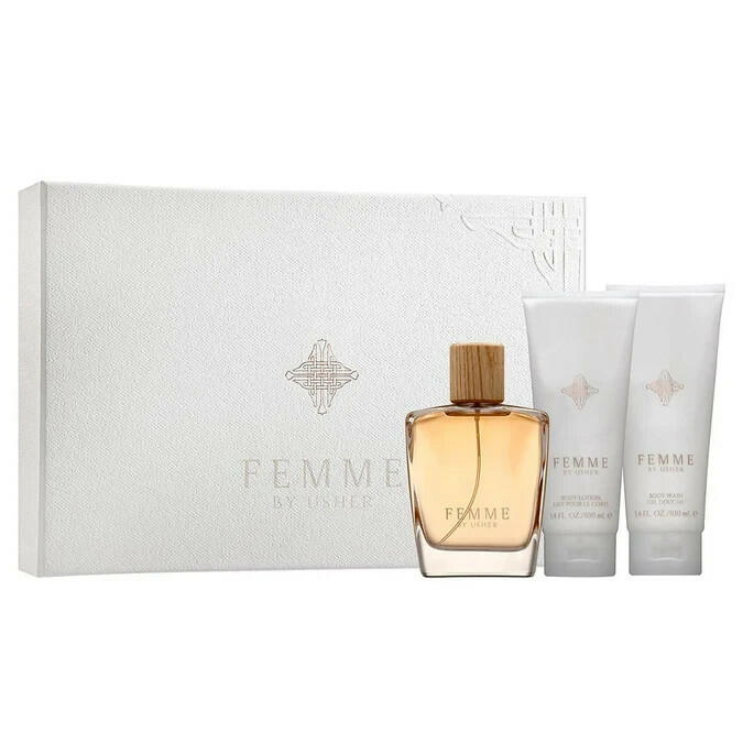 Usher Femme by Usher Fragrance for Women 3 Piece Gift Set