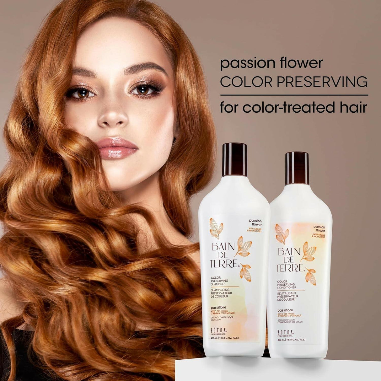 Bain de Terre Passion Flower Color Preserving Shampoo 13.5 oz