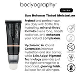 Bodyography Sun Defence Tinted Moisturizer Medium 1 oz