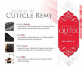 Model Model Qutix Cuticle Remy Yaki Human Hair 12'' Color 2