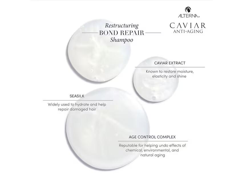 Alterna Caviar Anti-Aging Restructuring Bond Repair Shampoo 33.8 oz