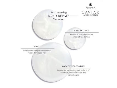 Alterna Caviar Anti-Aging Restructuring Bond Repair Shampoo 33.8 oz